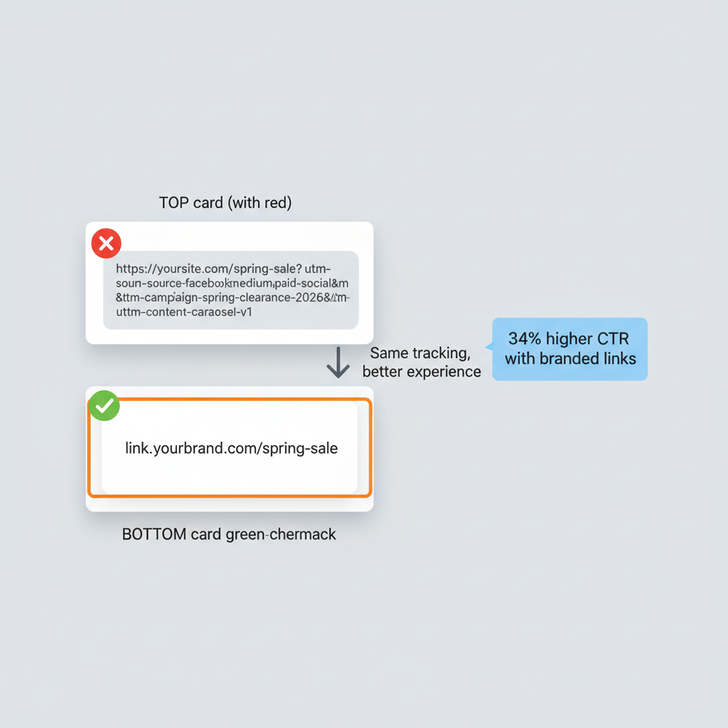 utm best practices long url vs branded short link