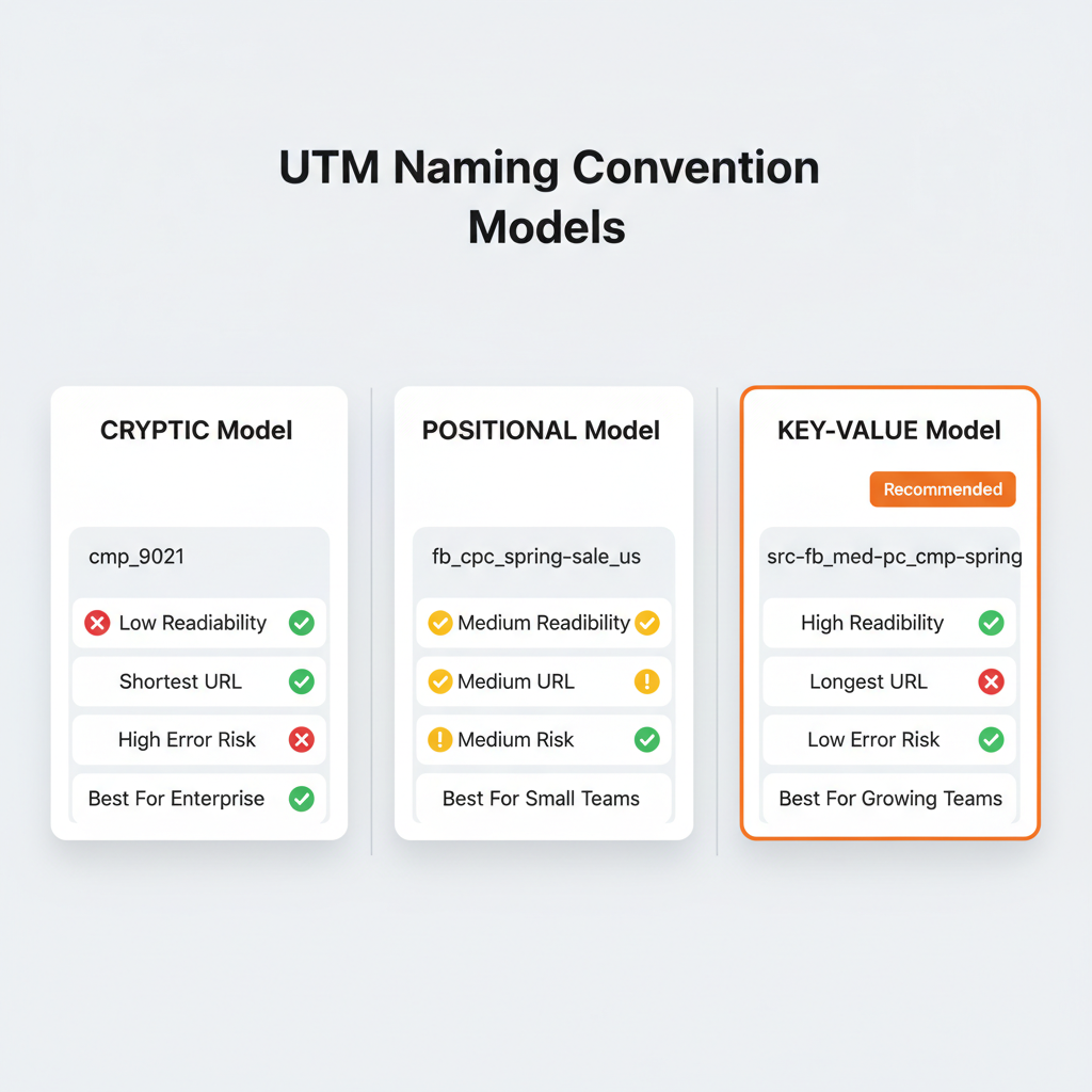utm best practices naming convention models